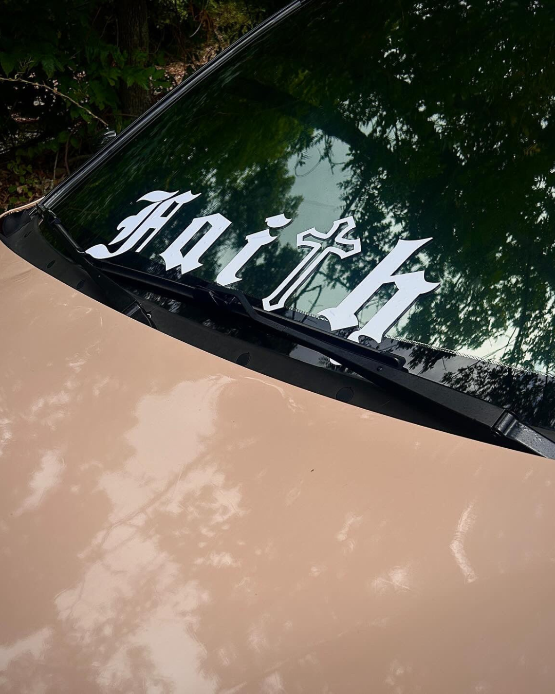 FREE Faith windshield Banner